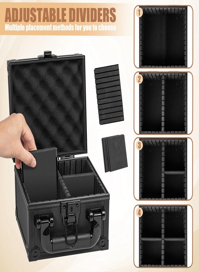 OUUTMEE Toploaders Storage Box for 3" x 4" 35pt Rigid Card, Top Loader Storage with 3 Partition Holds 150+ Toploaders, Magnetic Card Holders - Image 3